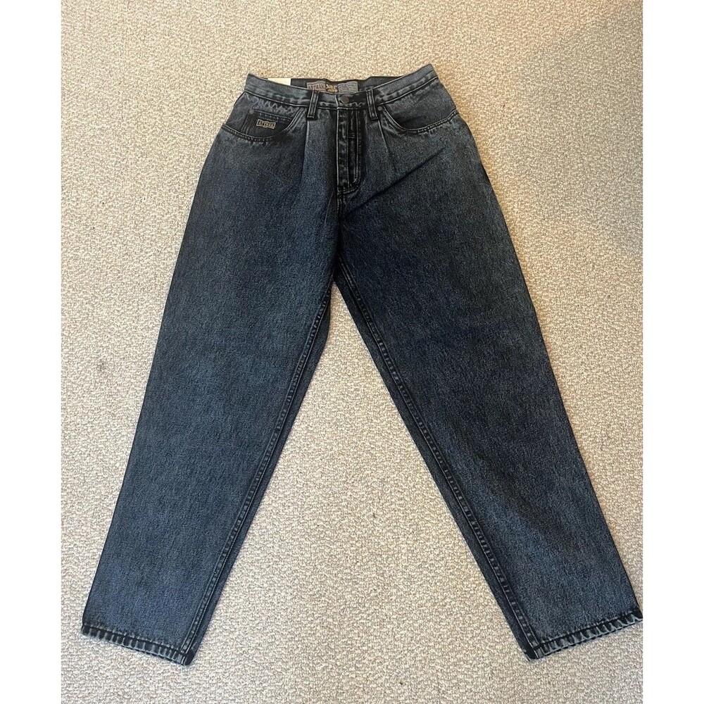 Attrak Mens Jeans Relaxed Fit Blue Size 31 X 32